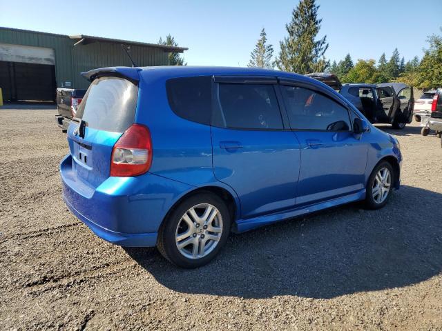 JHMGD37608S033707 - 2008 HONDA FIT SPORT Көк фото 3