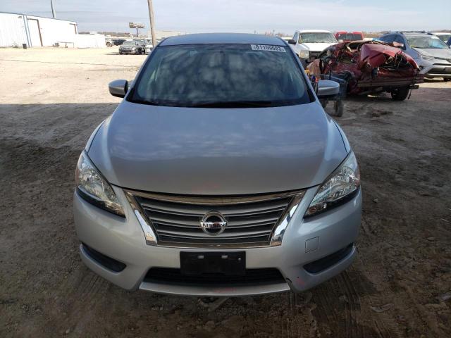 3N1AB7AP4EY313572 - 2014 NISSAN SENTRA S SILVER photo 5