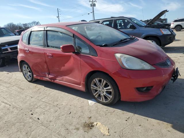 JHMGE8H67BS009808 - 2011 HONDA FIT SPORT RED photo 4