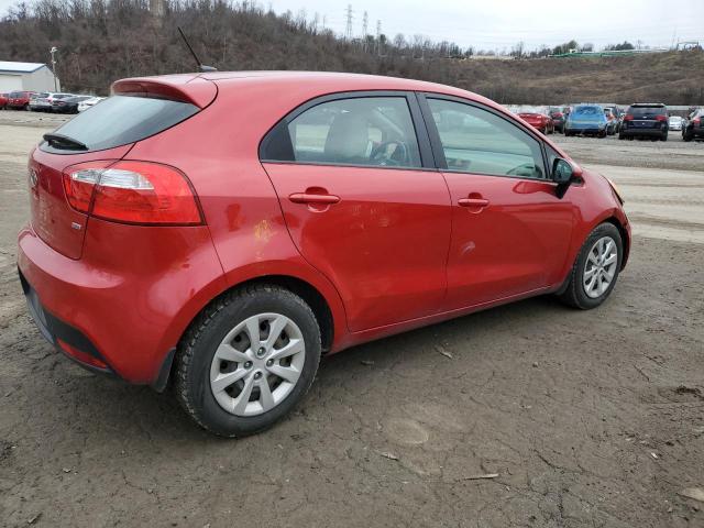 KNADM5A34C6078615 - 2012 KIA RIO LX RED photo 3