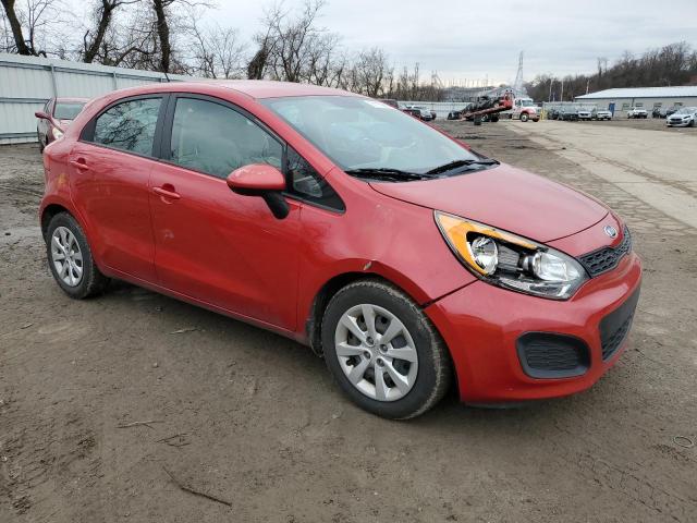 KNADM5A34C6078615 - 2012 KIA RIO LX RED photo 4