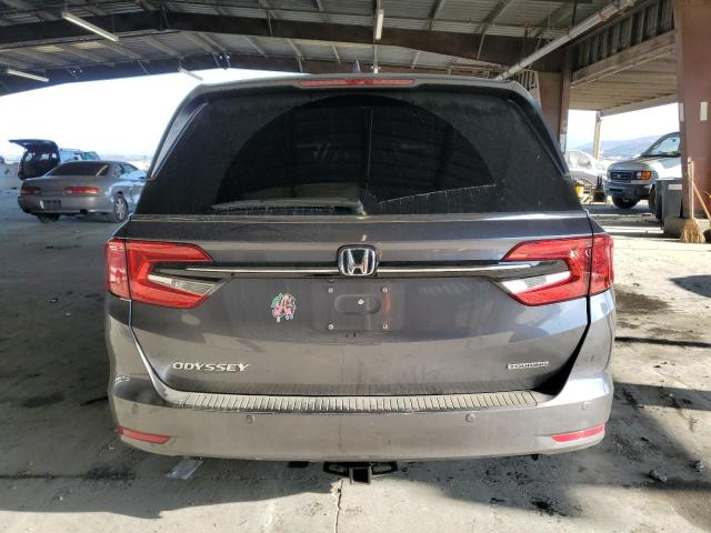 5FNRL6H85NB043785 - 2022 HONDA ODYSSEY TOURING Մոխրագույն լուսանկար 6