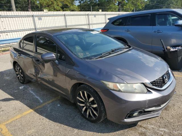 19XFB2F91FE038732 - 2015 HONDA CIVIC EXL Сұр фото 4