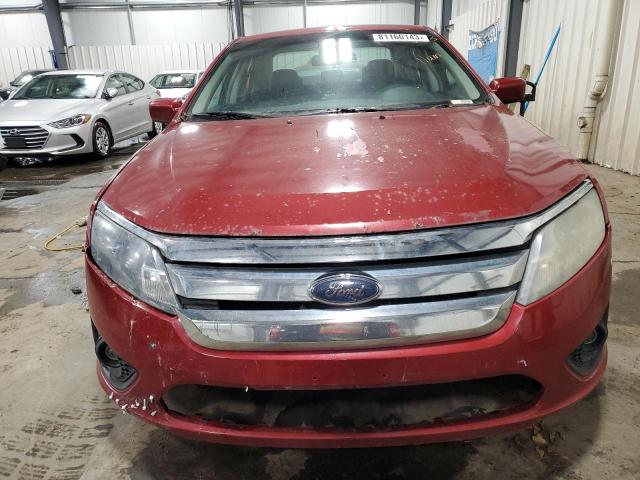 3FAHP0HA7AR124057 - 2010 FORD FUSION SE RED photo 5