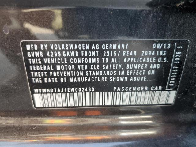 WVWHD7AJ1EW002433 - 2014 VOLKSWAGEN GTI Qara foto 12