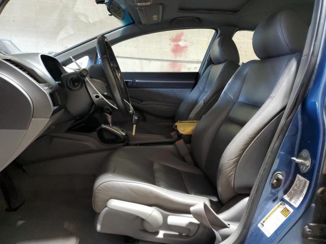 1HGFA169X8L075223 - 2008 HONDA CIVIC EXL BLUE photo 7