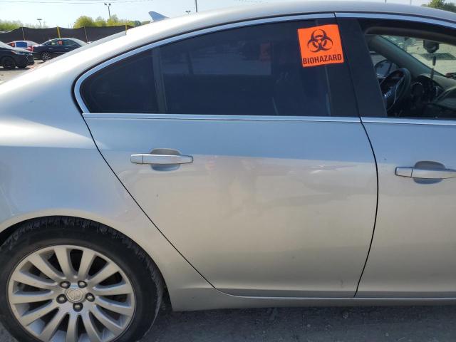 W04GR5EC7B1006602 - 2011 BUICK REGAL CXL SILVER photo 10