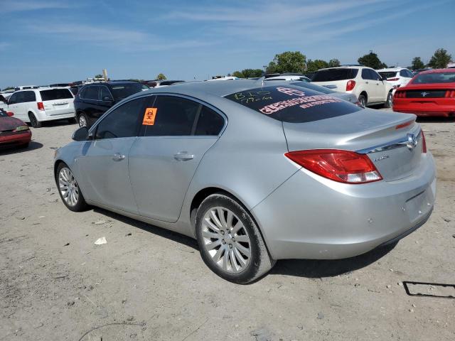 W04GR5EC7B1006602 - 2011 BUICK REGAL CXL SILVER photo 2