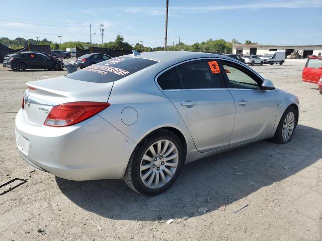 W04GR5EC7B1006602 - 2011 BUICK REGAL CXL SILVER photo 3