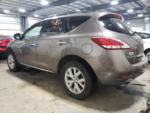 JN8AZ1MW0CW208982 - 2012 NISSAN MURANO S BROWN photo 2