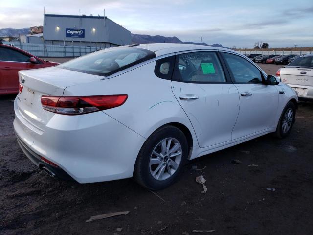 KNAGT4L33G5103555 - 2016 KIA OPTIMA LX WHITE photo 3