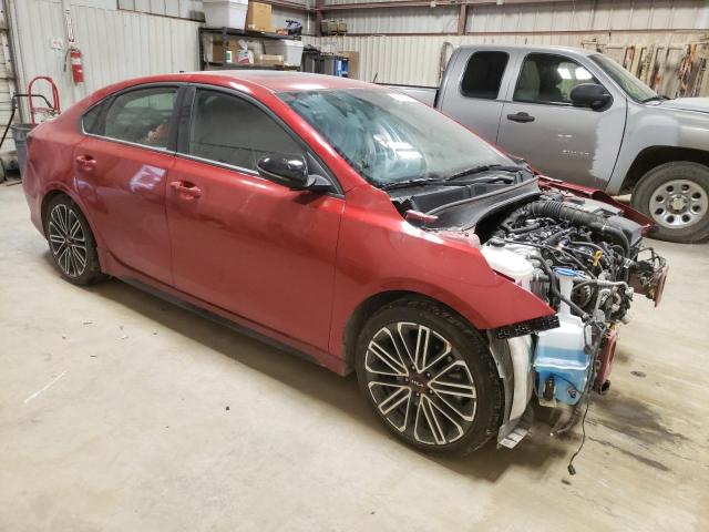 3KPF44AC1PE592914 - 2023 KIA FORTE GT RED photo 4