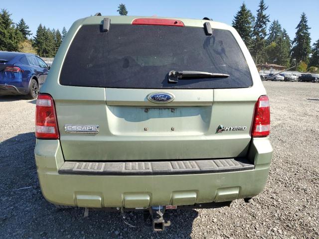 1FMCU49309KB91518 - 2009 FORD ESCAPE HYBRID 绿色 照片 6