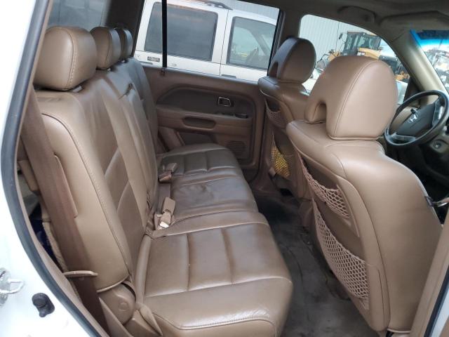 5FNYF286X7B010214 - 2007 HONDA PILOT EXL WHITE photo 10