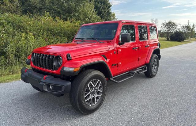 1C4PJXEN0SW589298 - 2025 JEEP WRANGLER SAHARA RED photo 2