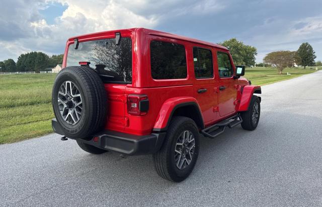 1C4PJXEN0SW589298 - 2025 JEEP WRANGLER SAHARA RED photo 4