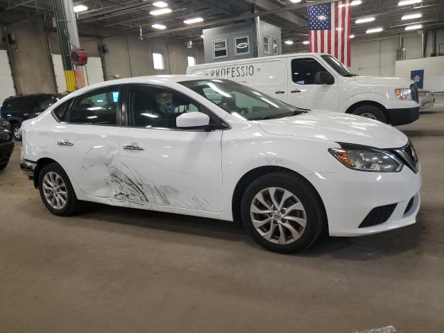 3N1AB7AP7KY330247 - 2019 NISSAN SENTRA S Blanc photo 4