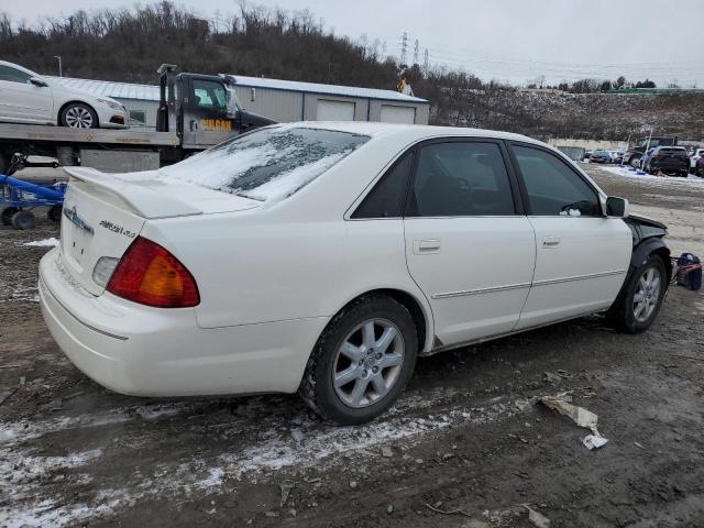 4T1BF28B12U219663 - 2002 TOYOTA AVALON XL WHITE photo 3