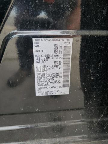 5N1AR2MN2FC602316 - 2015 NISSAN PATHFINDER S 黑色 照片 13