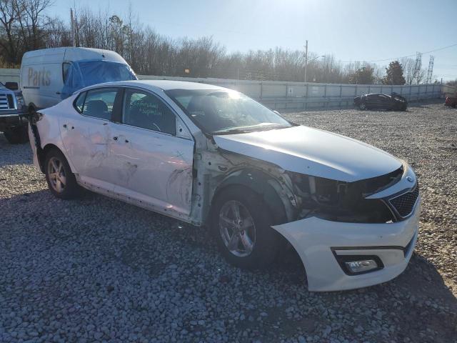 KNAGM4A77F5564937 - 2015 KIA OPTIMA LX WHITE photo 4