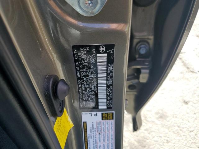 JTNK4RBEXK3047074 - 2019 TOYOTA COROLLA SE 灰色 照片 12