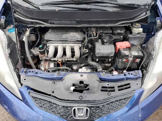 LUCGE8H59E3003589 - 2014 HONDA FIT LX BLUE photo 11