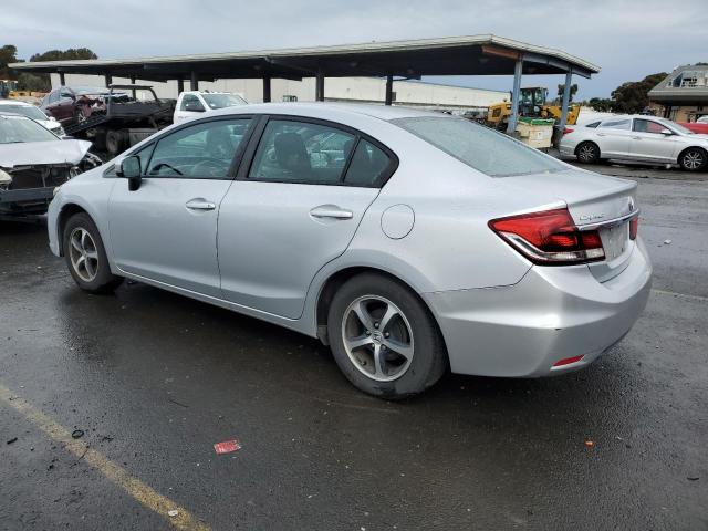 2HGFB2F79FH525763 - 2015 HONDA CIVIC SE SILVER photo 2