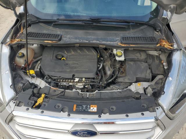 1FMCU0HD8JUB20062 - 2018 FORD ESCAPE SEL ნაცრისფერი ფოტო 11