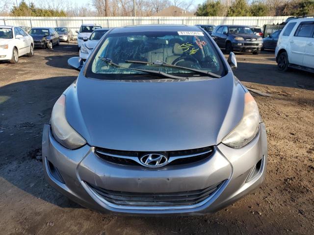 KMHDH4AE5BU124882 - 2011 HYUNDAI ELANTRA GLS GRAY photo 5