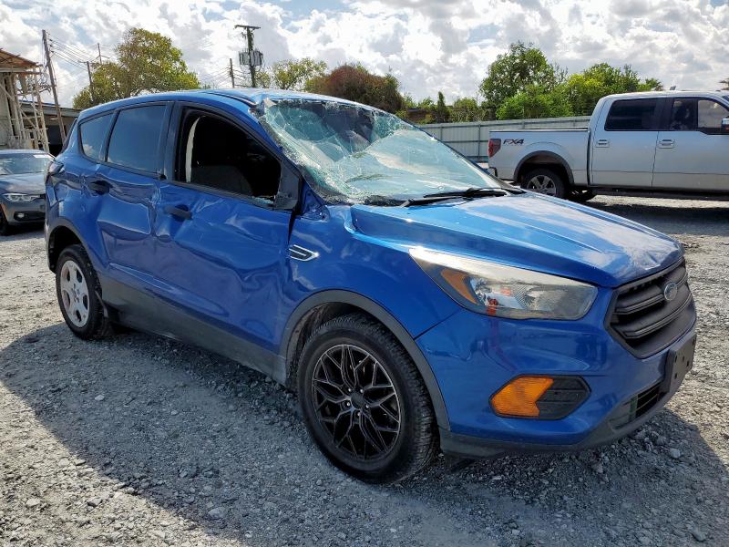 1FMCU0F73JUC00365 - 2018 FORD ESCAPE S Синій фото 4