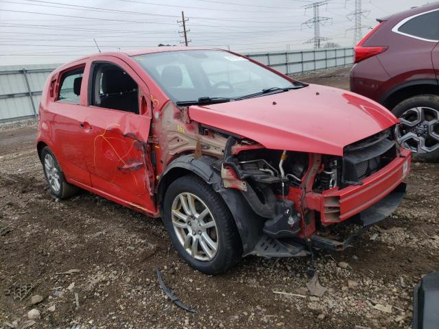 1G1JC6SH9D4180345 - 2013 CHEVROLET SONIC LT RED photo 4