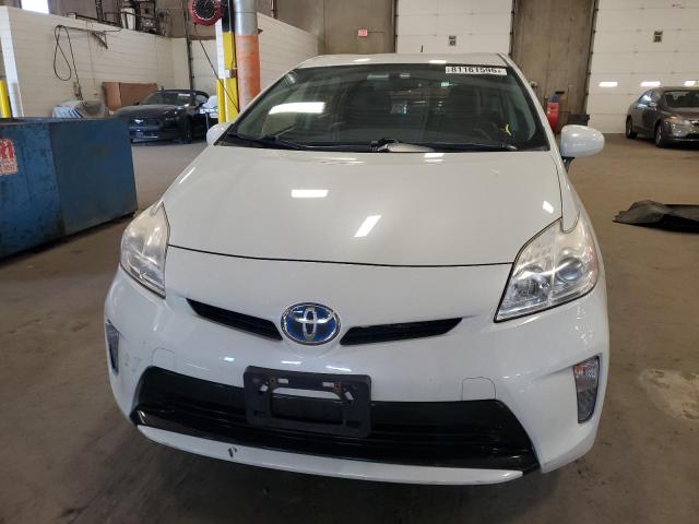 JTDKN3DU7D1670718 - 2013 TOYOTA PRIUS WHITE photo 5