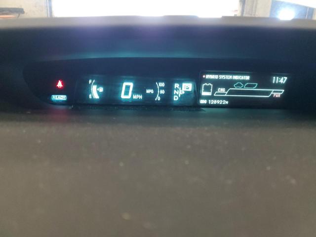 JTDKN3DU7D1670718 - 2013 TOYOTA PRIUS WHITE photo 9