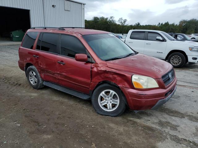 2HKYF18514H522099 - 2004 HONDA PILOT EXL 栗色 照片 4