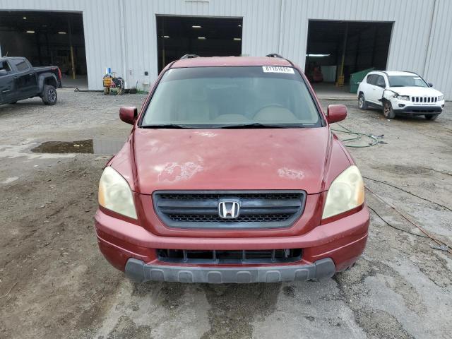 2HKYF18514H522099 - 2004 HONDA PILOT EXL 栗色 照片 5