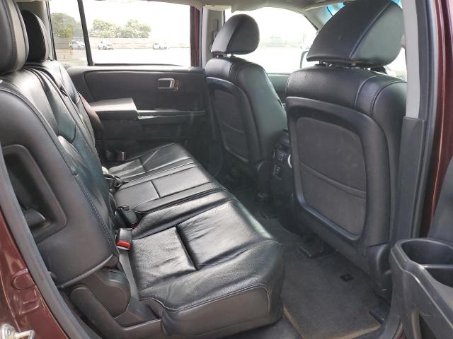 5FNYF3H5XDB038376 - 2013 HONDA PILOT EXL Bordeaux photo 11