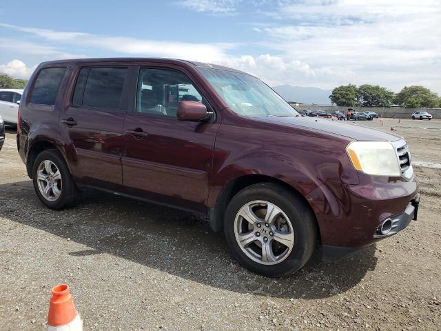 5FNYF3H5XDB038376 - 2013 HONDA PILOT EXL Bordeaux photo 4