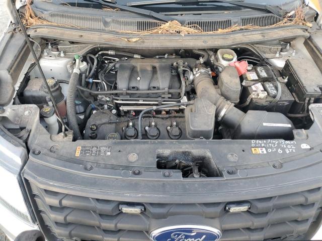 1FM5K8AR3JGB11884 - 2018 FORD EXPLORER POLICE INTERCEPTOR 银色 照片 11