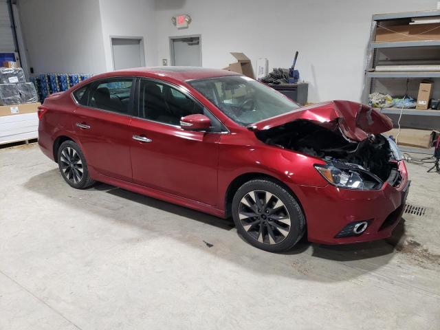 3N1AB7AP5HY399172 - 2017 NISSAN SENTRA S RED photo 4