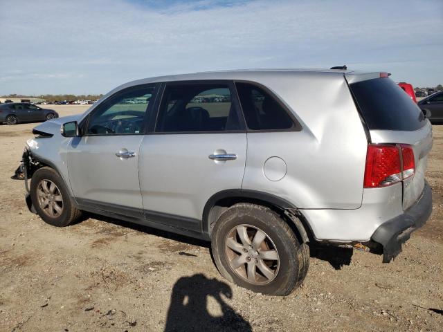 5XYKT3A16BG074335 - 2011 KIA SORENTO BASE SILVER photo 2