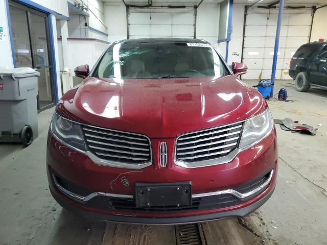 2LMPJ8LP9GBL84470 - 2016 LINCOLN MKX RESERVE RED photo 11
