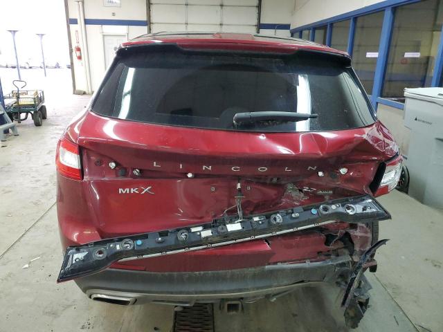 2LMPJ8LP9GBL84470 - 2016 LINCOLN MKX RESERVE RED photo 6