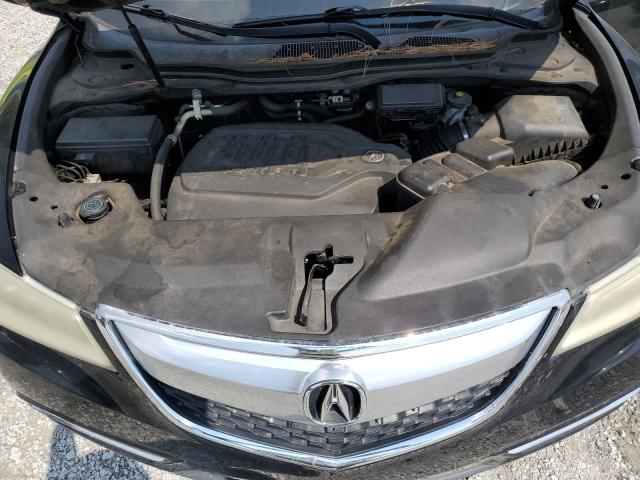 5FRYD4H46FB026522 - 2015 ACURA MDX TECHNOLOGY Czarny zdjęcie 12