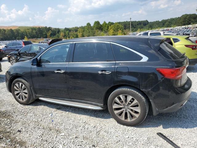 5FRYD4H46FB026522 - 2015 ACURA MDX TECHNOLOGY Czarny zdjęcie 2