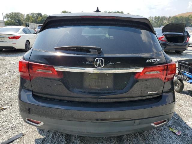5FRYD4H46FB026522 - 2015 ACURA MDX TECHNOLOGY Czarny zdjęcie 6