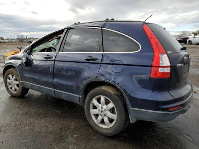 JHLRE4H47BC028678 - 2011 HONDA CR-V SE BLUE photo 2