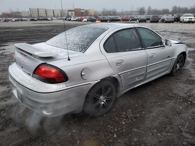 1G2NW52E71C192130 - 2001 PONTIAC GRAND AM GT SILVER photo 3