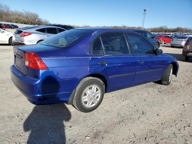 1HGES16304L015482 - 2004 HONDA CIVIC DX VP Mavi foto 3