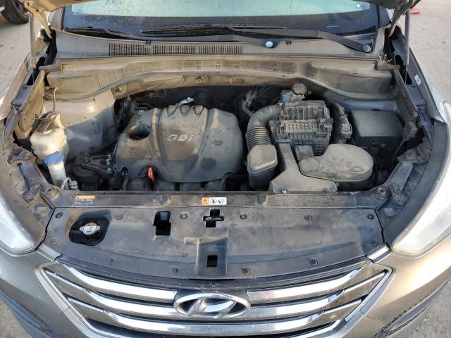 5XYZT3LBXDG114035 - 2013 HYUNDAI SANTA FE S GRAY photo 12