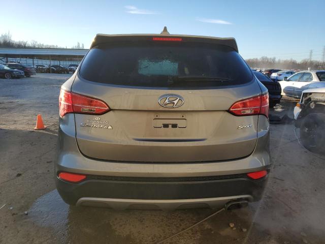 5XYZT3LBXDG114035 - 2013 HYUNDAI SANTA FE S GRAY photo 6